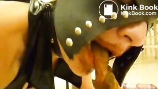 Masked Slut Sucking Scat Dido, ScatKings.com Scat Porn 24 ScatKings.com Scat Porn